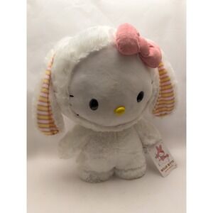 Hello Kitty Easter Bunny Greeter Plush CVS exclusive Pink Bow Striped Ears